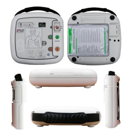 OFFICE PLUS csomag: CU Medical I-PAD SP1 félautomata defibrillátor duál elektródával