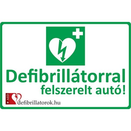 Defibrillátor jelző autómatrica