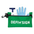 Ipari csomag: DefiSign LIFE automata defibrillátor 10 év garancia + Fűthető, por és vízálló tároló