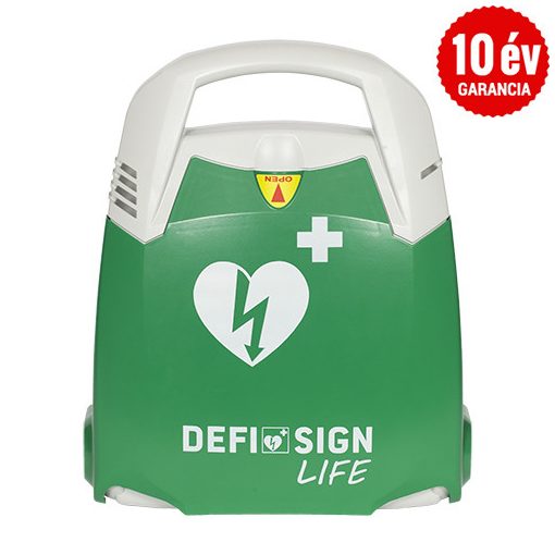 DefiSign LIFE félautomata defibrillátor 10 év garanciával