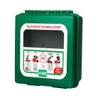 Ipari csomag: Zoll AED Plus félautomata defibrillátor riasztós por és vízálló AED tárolóval