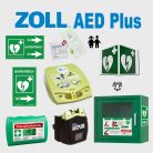 Iskolai csomag: Zoll AED Plus félautomata defibrillátor riasztós AED tároló+ gyermek elektróda