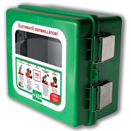 Arky 100 %-ig por és viz álló fűtött AED szekrény